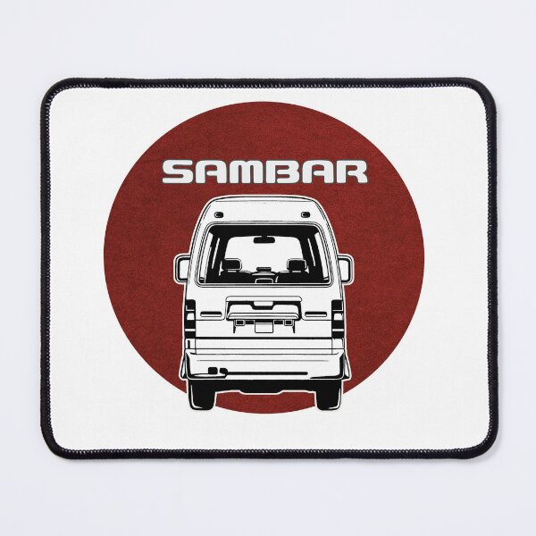 Item preview, Kei Van Subaru Sambar Dias, Tiny Japanese Van Outline designed and sold by mmmkei.