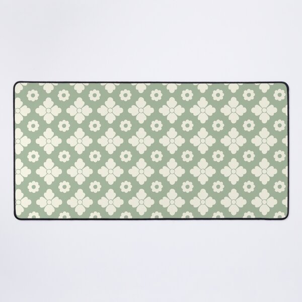 Item preview, Earthy Boho Geometric Simple Cabin Core Pattern Cream on Sage Green designed and sold by blomastudios.