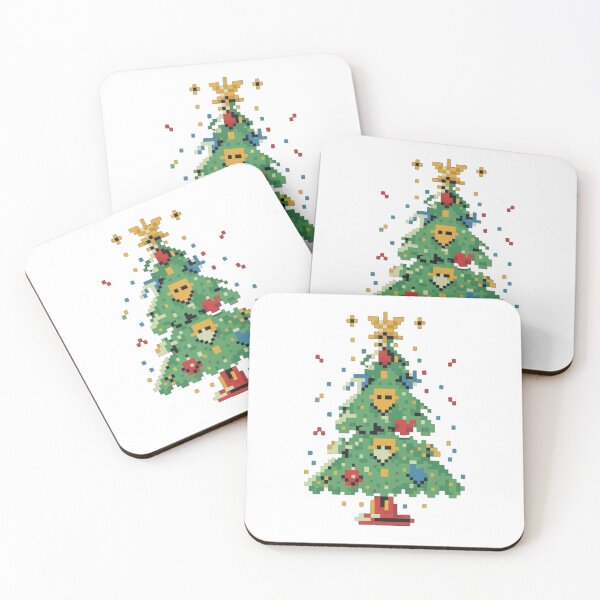 Item preview, Pixel Art Christmas Trees designed and sold by Thompika.
