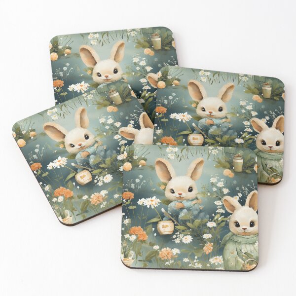 Item preview, Happy cute rabbit designed and sold by ASdsign.