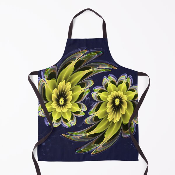 Item preview, Fractalicious Flowers - Yellow Yin Yang designed and sold by DerbyshireArtz.