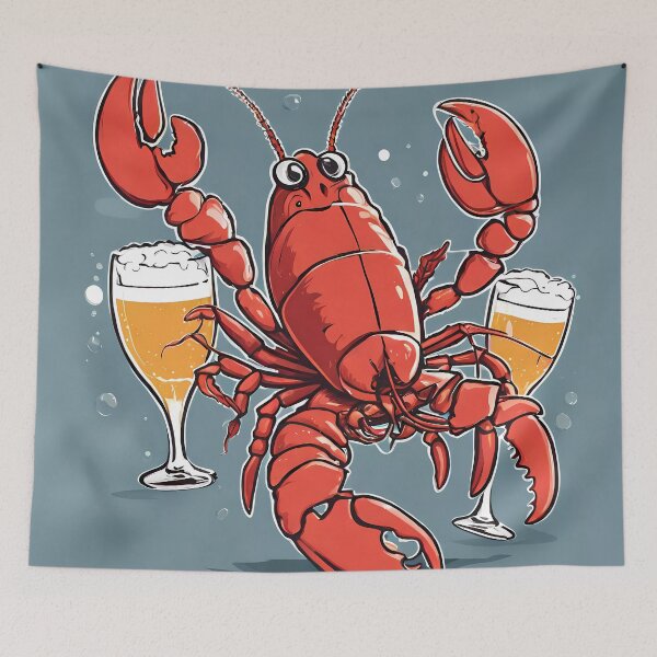 Item preview, “The Festive Lobster” designed and sold by Art-Vortex-fr.