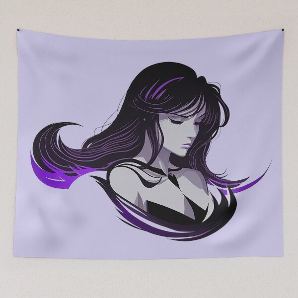 Item preview, Woman face profile designed and sold by MacMerch121.