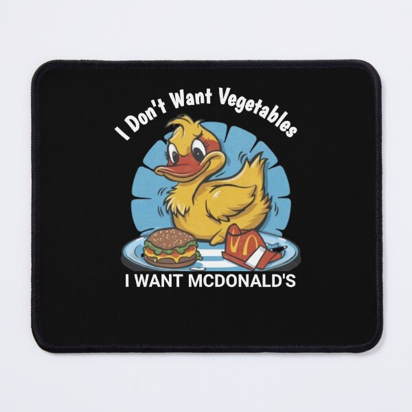 Item preview, i don't want vegetables i want mcdonald's" gift designed and sold by Obinne.