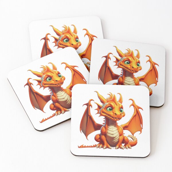 Item preview, Adorable Orange Dragon designed and sold by Wilcox PhotoArt.