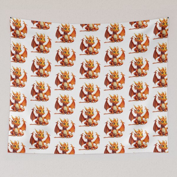 Item preview, Adorable Orange Dragon designed and sold by Wilcox PhotoArt.