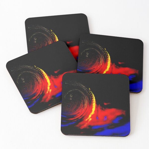 Item preview, Red fire tunnel storm, abstract art  designed and sold by pipikijung.