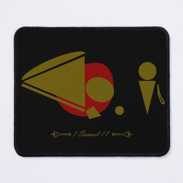 Item preview, christian minimal abstract  art - david and goliath Book of Samuel - 1 Samuel 17 - series 02 designed and sold by ZechJohnRB.
