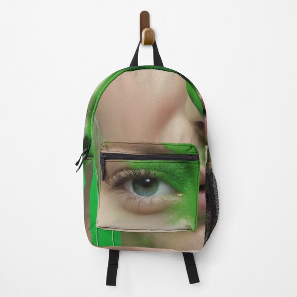 Item preview, Woman's face with green snotty, sludge, gunge on it. designed and sold by Barbara Burgess.