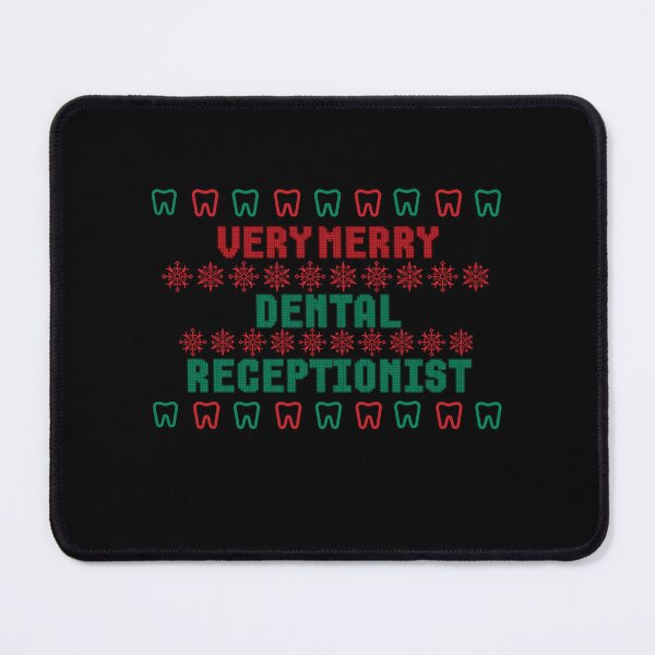 Item preview, Very Merry Dental Receptionist Ugly Christmas Sweater designed and sold by EdytaGister.