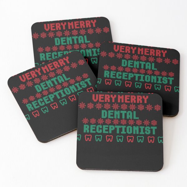 Item preview, Very Merry Dental Receptionist Ugly Christmas Sweater designed and sold by EdytaGister.