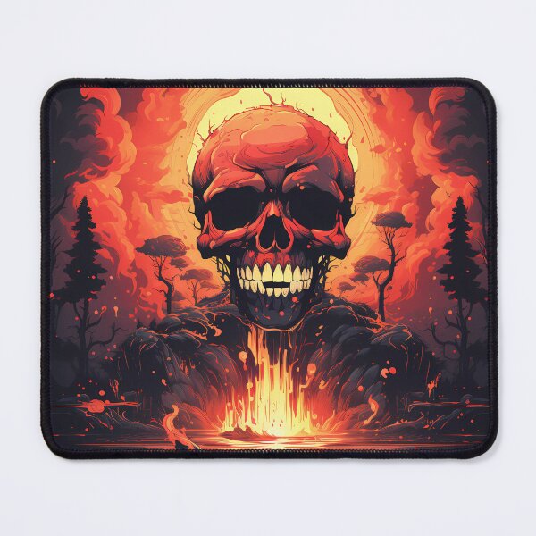 Item preview, “Flamboyant Skull” designed and sold by Art-Vortex-fr.