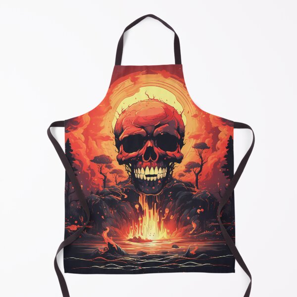 Item preview, “Flamboyant Skull” designed and sold by Art-Vortex-fr.