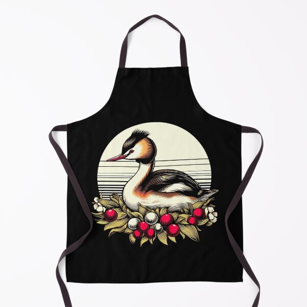 Item preview, Australasian crested grebe designed and sold by Dolphin Graphic.