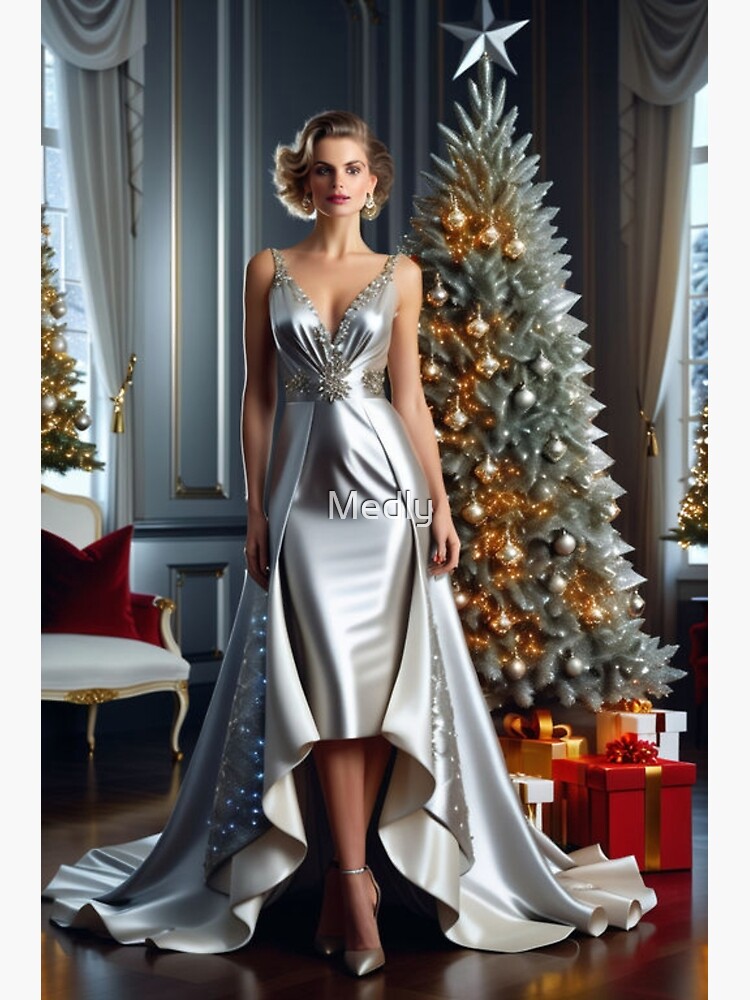 white christmas dresses Women's for The Thrill Sequin Sleeveless Shift Mini Dress in Silver main image 0