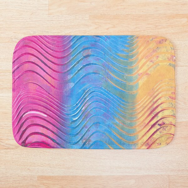 Item preview, Tri-color Wave designed and sold by One Blue Man Art.