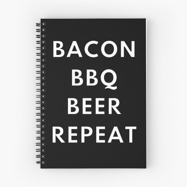 Item preview, Bacon, BBQ, Beer, Repeat designed and sold by BaconLovers.