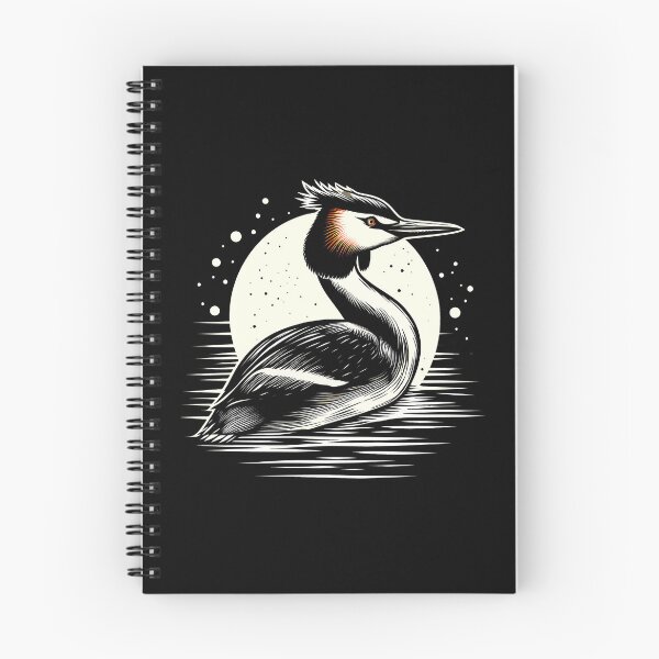 Item preview, Australasian crested grebe designed and sold by Dolphin Graphic.