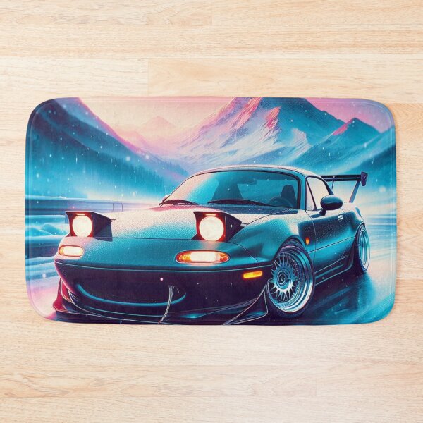 Item preview, Miata MX5 on icy road designed and sold by NeoSharrow.