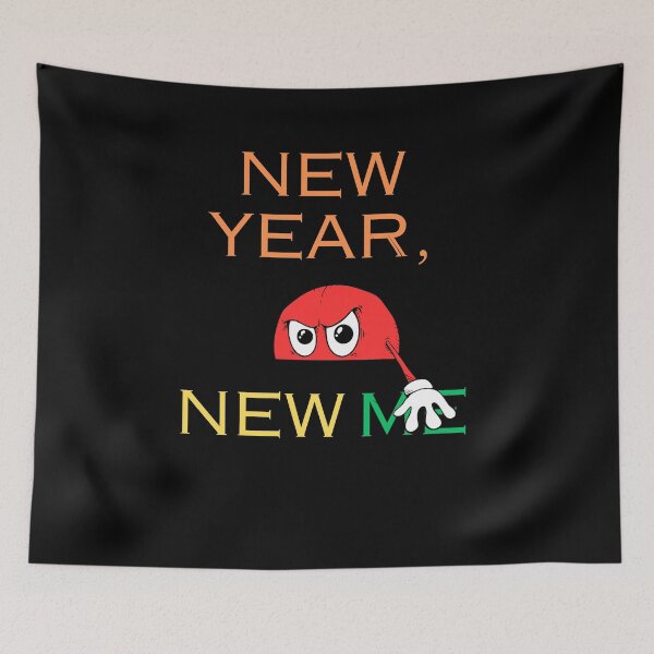 Item preview, New Year New Me funny humorous designed and sold by NatalieArtiste.