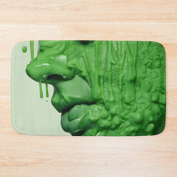 Item preview, Face with green sludge on it designed and sold by Barbara Burgess.