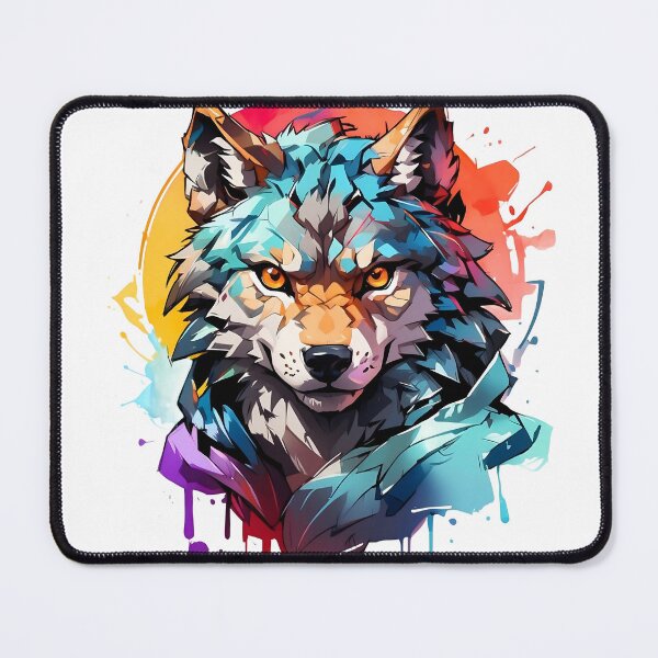 Item preview, High quality wolf painting designed and sold by RAILGUNWII.