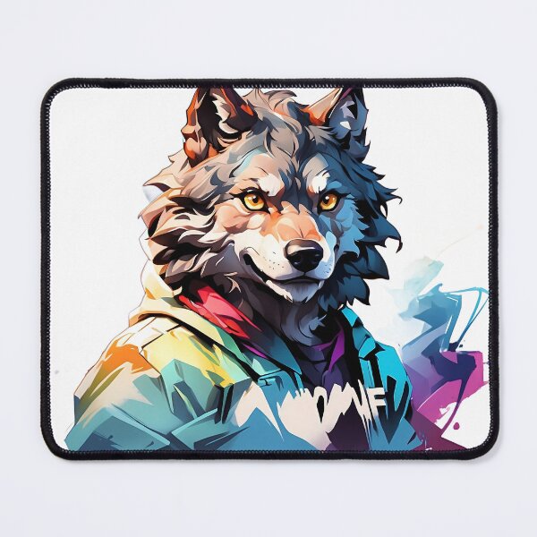 Item preview, High quality wolf painting designed and sold by RAILGUNWII.