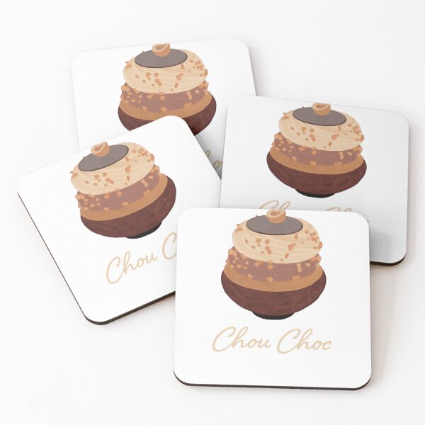 Item preview, French chocolate choux pastry designed and sold by qalamiz.