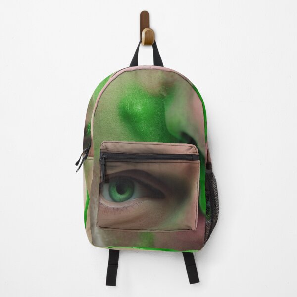 Item preview, Face, with green snotty, sludge, gunge on it. designed and sold by Barbara Burgess.