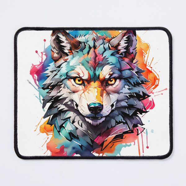Item preview, High quality wolf painting designed and sold by RAILGUNWII.