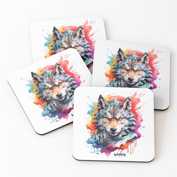 Item preview, High quality wolf painting designed and sold by RAILGUNWII.