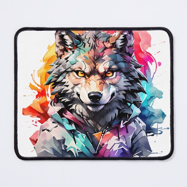 Item preview, High quality wolf painting designed and sold by RAILGUNWII.