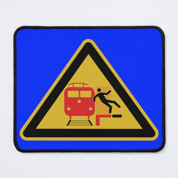 Item preview, Platform slip safety sign Deutsche Bahn designed and sold by Green-over-red.