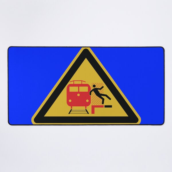 Item preview, Platform slip safety sign Deutsche Bahn designed and sold by Green-over-red.