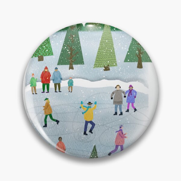 Artikelvorschau, Eislaufen im Winter entworfen und verkauft von TOCPaintsForMe.