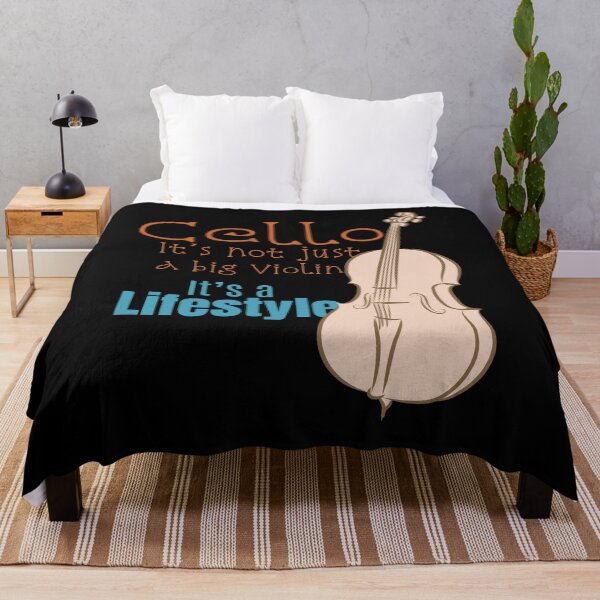 Item preview, Cello, it's not just a big violin, it’s a lifestyle, line art drawing designed and sold by CJansuebsri.