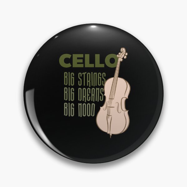Item preview, Cello, Big strings, big dreams, big mood, line art drawing designed and sold by CJansuebsri.