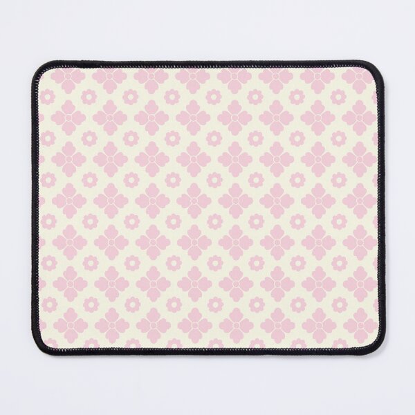 Item preview, Boho Geometric Simple Cabin Core Pattern Pastel Pink on Cream designed and sold by blomastudios.