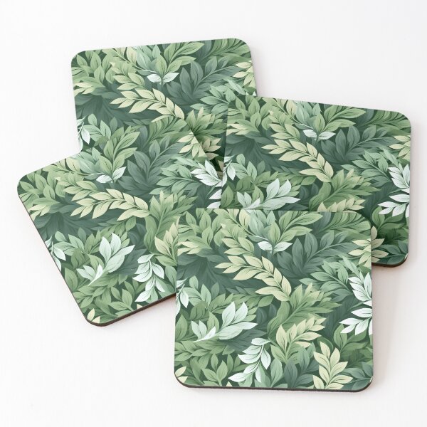 Item preview, Green Leaves 05 designed and sold by mimdigital.