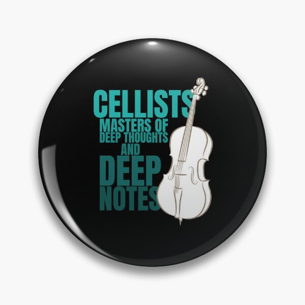 Item preview, Cellists masters of deep thoughts and deep notes, line art drawing designed and sold by CJansuebsri.