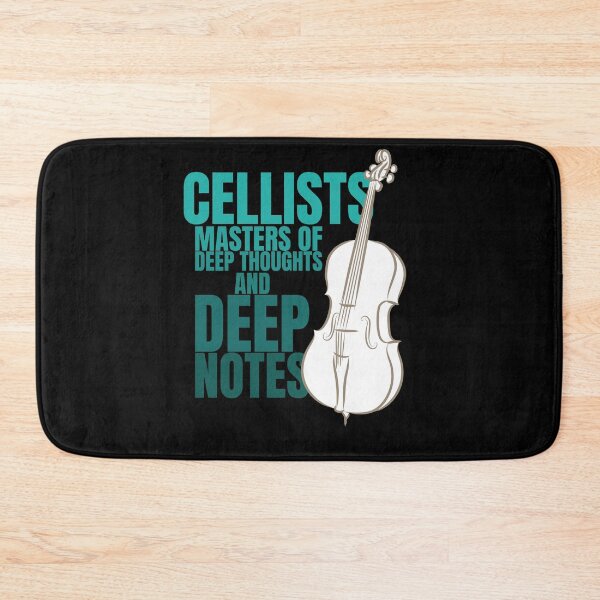 Item preview, Cellists masters of deep thoughts and deep notes, line art drawing designed and sold by CJansuebsri.