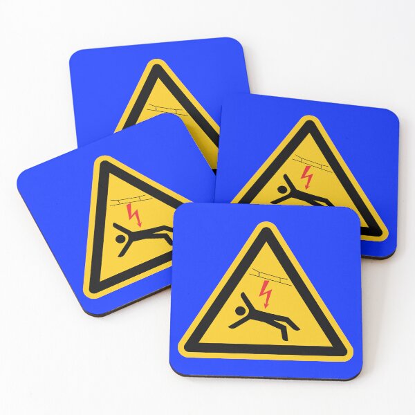 Item preview, Overhead catenary safety sign Deutsche Bahn designed and sold by Green-over-red.