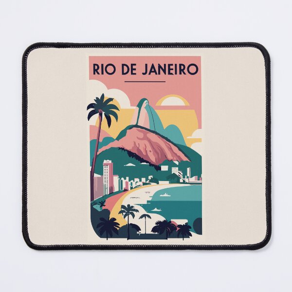 Item preview, A Vintage Travel Poster of Rio de Janeiro - Brazil designed and sold by GoodOldVintage.