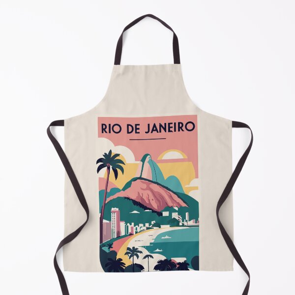 Item preview, A Vintage Travel Poster of Rio de Janeiro - Brazil designed and sold by GoodOldVintage.