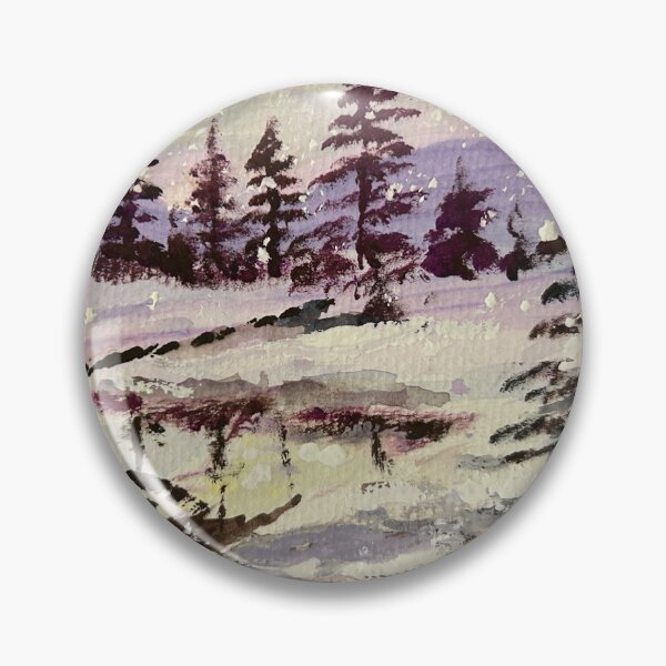 Item preview, Winter Landscape Painting designed and sold by TheArtCave.