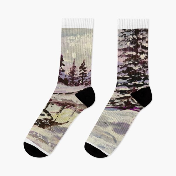 Item preview, Winter Landscape Painting designed and sold by TheArtCave.