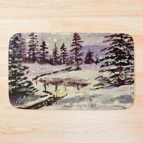 Item preview, Winter Landscape Painting designed and sold by TheArtCave.