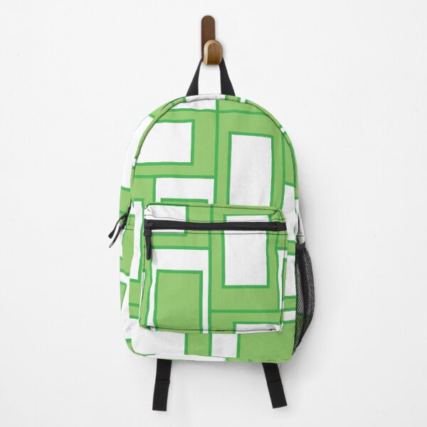 Item preview, Green White Rectangles Geometric Pattern designed and sold by Nisha Prabhu.