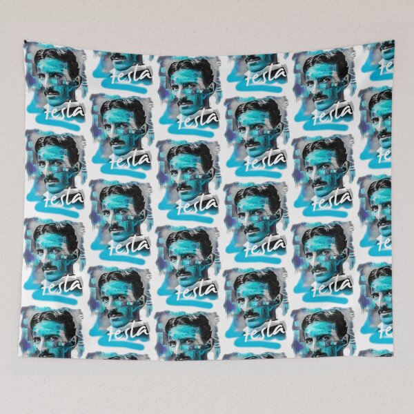 Item preview, nikola tesla print designed and sold by differenttings.