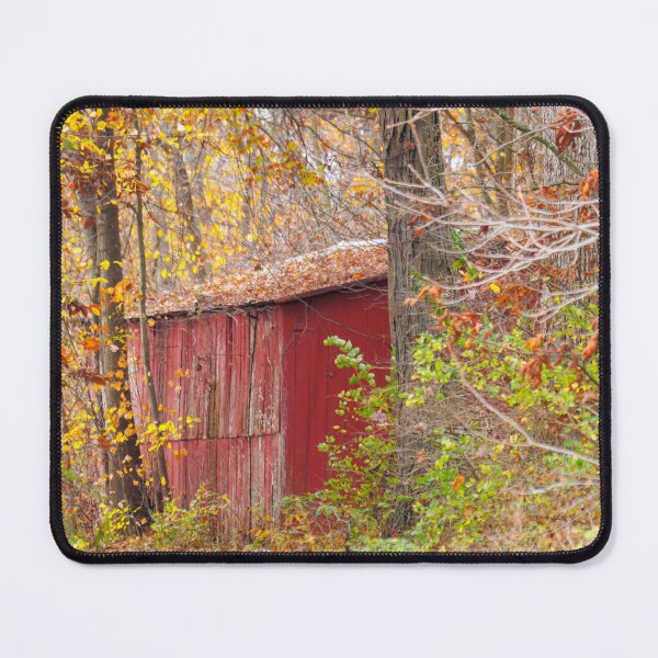 Item preview, Hidden barn in the fall leaves designed and sold by FlyingLilly.